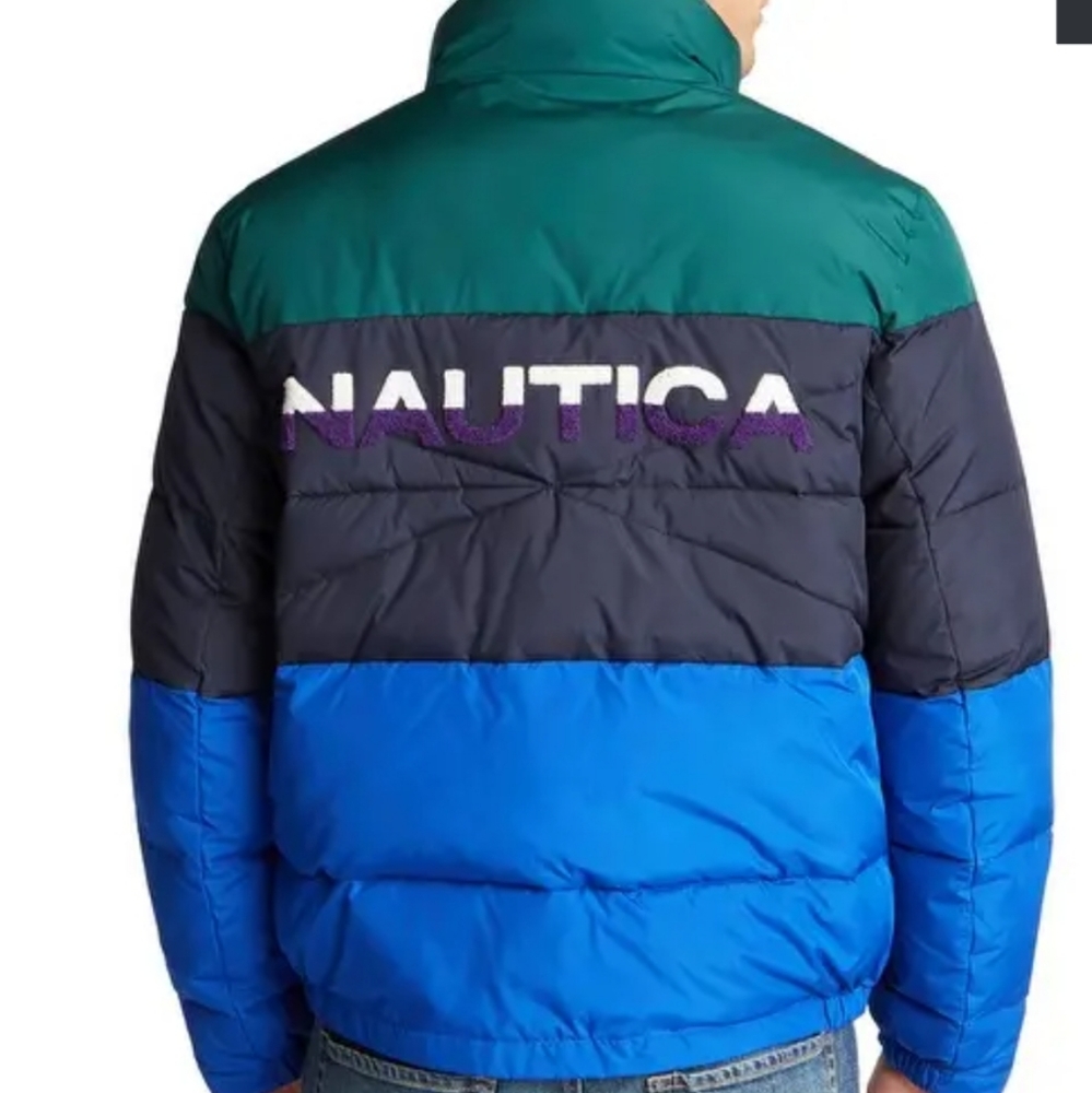 Nautica Mens Puffer Coat (Large) - Picture 8 of 9